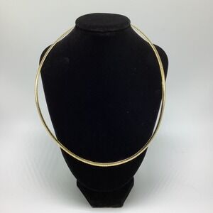 Lia Sophia Trish Reversible Silver Gold Tones 20" Omega Necklace